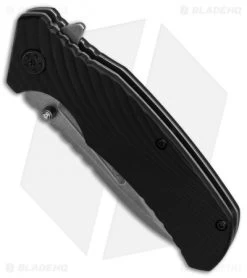 Kershaw Huddle Assisted Opening Knife Black GFN (3.25" Stonewash ) 1326 -Kershaw Shop Kershaw Huddle Black GFN SW BHQ 83237 er spine