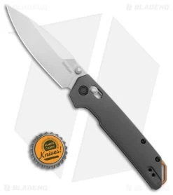 Kershaw Iridium Bar Lock Knife Gray Aluminum (3.5" Satin D2) 2038 -Kershaw Shop Kershaw Iridium Gray Copper Satin BHQ 178501 jr bottlecap