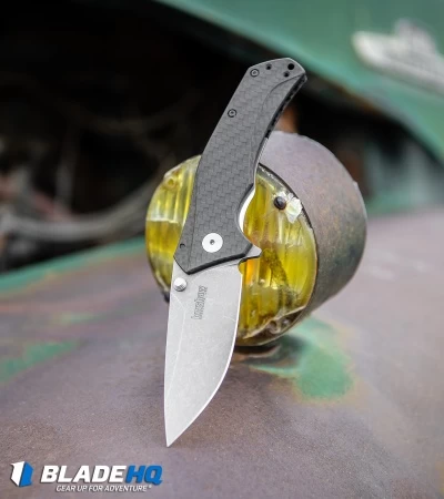 Kershaw Knockout Assisted Opening Knife Carbon Fiber (3.25" SW M390) 1870CFM390 5 Kershaw Knockout Assisted Opening Knife Carbon Fiber (3.25" SW M390) 1870CFM390 - Image 5