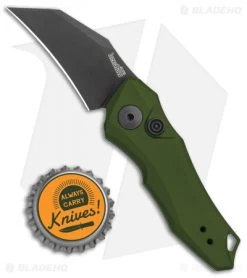 Kershaw Launch 10 Automatic Knife Olive Green (1.9" Black) 7350OLBLK -Kershaw Shop Kershaw Launch 10 Auto Olive Green Black KER7350OLBLK BHQ 115105 jr bottlecap