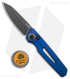 Kershaw Launch 11 Automatic Knife Blue Aluminum (2.75" Blackwash) 7550BLU 7 Kershaw Launch 11 Automatic Knife Blue Aluminum (2.75" Blackwash) 7550BLU -Kershaw Shop Kershaw Launch 11 Auto Blue Aluminum Blackwash BHQ 178234 jr bottlecap
