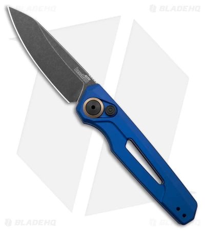 Kershaw Launch 11 Automatic Knife Blue Aluminum (2.75" Blackwash) 7550BLU 1 Kershaw Launch 11 Automatic Knife Blue Aluminum (2.75" Blackwash) 7550BLU