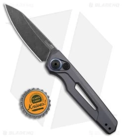 Kershaw Launch 11 Automatic Knife Gray Aluminum (2.75" Blackwash) 7550GRY -Kershaw Shop Kershaw Launch 11 Auto Gray Aluminum Blackwash BHQ 178232 jr bottlecap