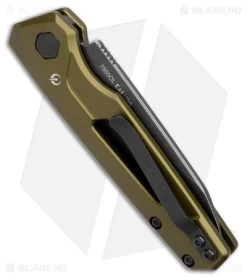 Kershaw Launch 11 Automatic Knife OD Green Aluminum (2.75" Blackwash) 7550OL -Kershaw Shop Kershaw Launch 11 Auto OD Green Aluminum Blackwash BHQ 178231 jr side