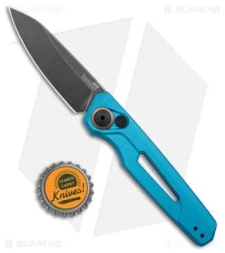 Kershaw Launch 11 Automatic Knife Teal Aluminum (2.75" Blackwash) 7550TEAL 7 Kershaw Launch 11 Automatic Knife Teal Aluminum (2.75" Blackwash) 7550TEAL -Kershaw Shop Kershaw Launch 11 Auto Teal Aluminum Blackwash BHQ 178233 jr bottlecap