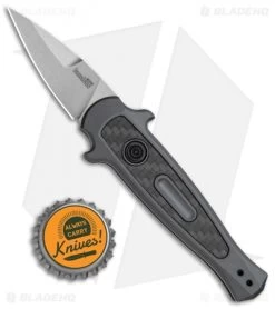 Kershaw Launch 12 CA Legal Stiletto Automatic Knife Black (1.9" Stonewash) -Kershaw Shop Kershaw Launch 12 Call Legal Stiletto Auto Grey KER7130GRYSW BHQ 114624 jr bottlecap