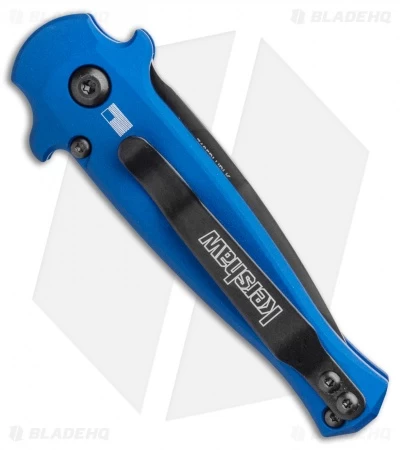 Kershaw Launch 12 Mini Stiletto Automatic Knife Blue/CF (2.5" Black) 7125BLUBLK 3 Kershaw Launch 12 Mini Stiletto Automatic Knife Blue/CF (2.5" Black) 7125BLUBLK - Image 3