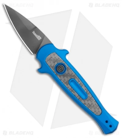 Kershaw Launch 12 CA Legal Mini Stiletto Automatic Knife Blue (1.9" Black) 1 Kershaw Launch 12 CA Legal Mini Stiletto Automatic Knife Blue (1.9" Black)