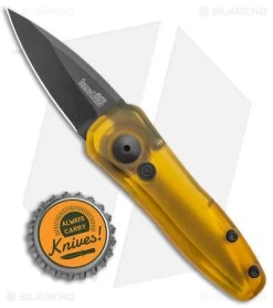 Kershaw BHQ Exclusive Launch 4 Automatic Knife Ultem (1.9" Black MagnaCut) -Kershaw Shop Kershaw Launch 4 Auto ULtem Black MagnaCut Exclusive BHQ 175285 jr bottlecap