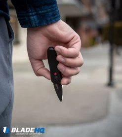 Kershaw Launch 4 CA Legal Automatic Knife OD Green (1.9" SW) 7500OLSW -Kershaw Shop Kershaw Launch 4 CA Legal Automatic Knife Black 7500BL BHQ 34416 lifestyle web 11