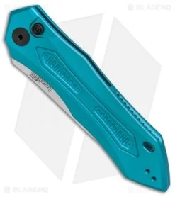 Kershaw Launch 6 Automatic Knife Teal (3.75" Stonewash) 7800TEALSW -Kershaw Shop Kershaw Launch 6 Teal SW BHQ 89520 er spine
