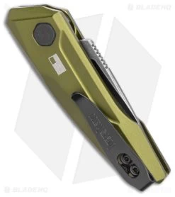 Kershaw Launch 9 Automatic Knife OD Green Aluminum (1.8" Black SW) 7250OLBW -Kershaw Shop Kershaw Launch 9 Auto OD Green Blackwash BHQ 147570 jr side