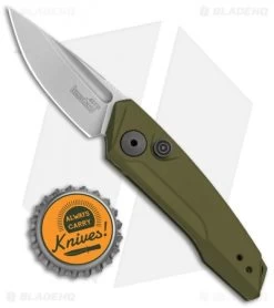 Kershaw Launch 9 Automatic Knife OD Green (1.8" Working Finish) 7250OLSW -Kershaw Shop Kershaw Launch 9 Auto OD Green Working KER7250OLSW BHQ 113298 jr bottlecap