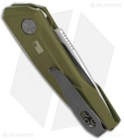 Kershaw Launch 9 Automatic Knife OD Green (1.8" Working Finish) 7250OLSW -Kershaw Shop Kershaw Launch 9 Auto OD Green Working KER7250OLSW BHQ 113298 jr side