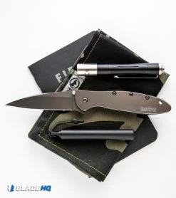 Kershaw Leek Assisted Opening Knife Gray Stainless Steel (3" Gray) 1660GRY -Kershaw Shop Kershaw Leek Assisted Opening Knife Gray Aluminum Gray 1660GRY BHQ 117600 kp pocket web