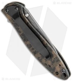 Kershaw Leek Spring Assisted Knife A/O Digital Brown (3" Black SW) 1660DEB 6 Kershaw Leek Spring Assisted Knife A/O Digital Brown (3" Black SW) 1660DEB -Kershaw Shop Kershaw Leek Auto Digital Brown Blackwash BHQ 113292 jr side