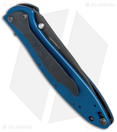 Kershaw Leek Assisted Opening Knife Blue (3" Black) 1660NBBLK 2 Kershaw Leek Assisted Opening Knife Blue (3" Black) 1660NBBLK - Image 2