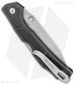 Kershaw Cargo Lockback Folding Knife Black GFN (3.25" Stonewash) 2033 -Kershaw Shop Kershaw Lock Back Black SW 8033 jr side