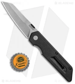 Kershaw Mixtape Liner Lock Knife Black GFN (3.1" Stonewash) 2050 -Kershaw Shop Kershaw Mixtape LL Black GFN SW 2050 BHQ 94088 jr bottlecap