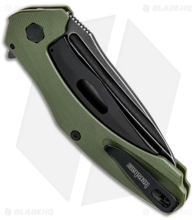 Kershaw Natrix A/O Knife Olive Green G-10 (3.25" BlackWash) 7007OLBW 3 Kershaw Natrix A/O Knife Olive Green G-10 (3.25" BlackWash) 7007OLBW - Image 3