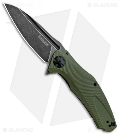 Kershaw Natrix A/O Knife Olive Green G-10 (3.25" BlackWash) 7007OLBW 1 Kershaw Natrix A/O Knife Olive Green G-10 (3.25" BlackWash) 7007OLBW