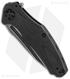 Kershaw Natrix A/O Knife Black G-10 (3.25" BlackWash) 7007BLKBW -Kershaw Shop Kershaw Natrix AO Black G 10 BlackWash 7007BLKBW BHQ 82902 jr spine