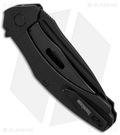 Kershaw Natrix Assisted Opening Sub-Frame Lock Knife Black G-10 (3.25" Black) 2 Kershaw Natrix Assisted Opening Sub-Frame Lock Knife Black G-10 (3.25" Black) - Image 2
