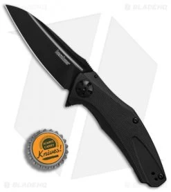 Kershaw Natrix Sub-Frame Lock Knife Black G-10 (3.25" Black) 7007BLK -Kershaw Shop Kershaw Natrix Black G10 black BHQ 80569 jr bottlecap