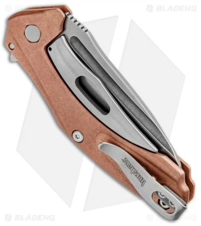 Kershaw Mini Natrix Sub-Frame Lock Knife Copper (2.75" Stonewash) 7006CU 3 Kershaw Mini Natrix Sub-Frame Lock Knife Copper (2.75" Stonewash) 7006CU - Image 3