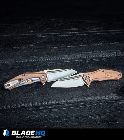 Kershaw Mini Natrix Sub-Frame Lock Knife Copper (2.75" Stonewash) 7006CU 6 Kershaw Mini Natrix Sub-Frame Lock Knife Copper (2.75" Stonewash) 7006CU - Image 6