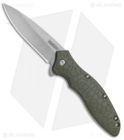 Kershaw Oso Sweet Assisted Opening Knife OD Green (3" Stonewash) 1830ODSW