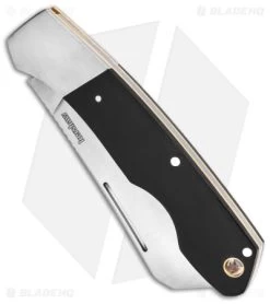 Kershaw Parley Cleaver Slip Joint Knife Black Polished Micarta (3.1" Satin) 4384 -Kershaw Shop Kershaw Parley Cleaver Slip Joint Black Polished Micarta 3in Satin BHQ 139784 td spine