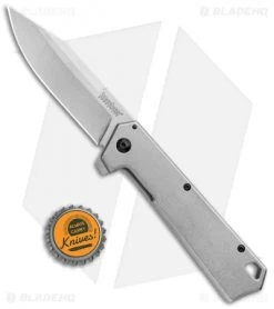 Kershaw Passage Assisted Opening Knife Stainless Steel (3.5" Stonewash) -Kershaw Shop Kershaw Passage KS1361X BHQ 104004 jr bottlecap