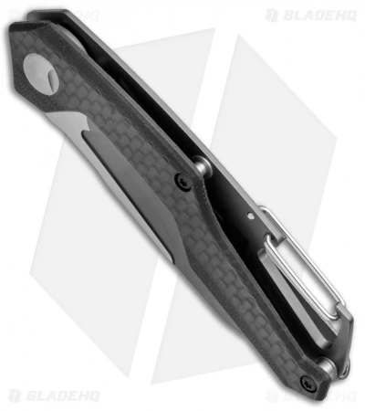 Kershaw Reverb Frame Lock Knife Carabiner Carbon Fiber/G-10 (2.5" Two-Tone) 1220 2 Kershaw Reverb Frame Lock Knife Carabiner Carbon Fiber/G-10 (2.5" Two-Tone) 1220 - Image 2