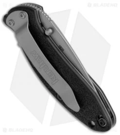 Kershaw Scallion Assisted Opening Knife Black GRN (2.25" Bead Blast) 1620 -Kershaw Shop Kershaw Scallion Black GFN BB 1620 BHQ 0082 jr side