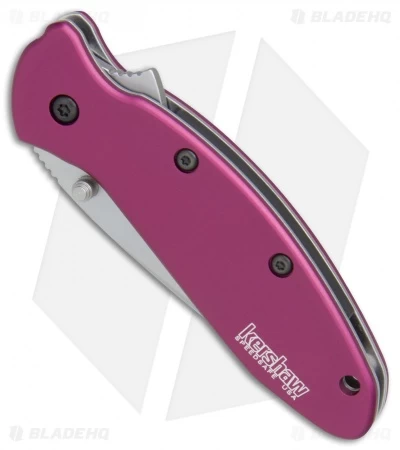 Kershaw Scallion Assisted Opening Knife Purple (2.25" Bead Blast) 1620PUR 3 Kershaw Scallion Assisted Opening Knife Purple (2.25" Bead Blast) 1620PUR - Image 3