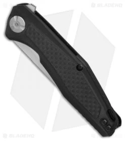 Kershaw Sinkevich Atmos Liner Lock Knife Black G-10/Carbon Fiber (3" Satin) 4037 -Kershaw Shop Kershaw Sinkevich Atoms Black G10 CF satin BHQ 80582 er spine