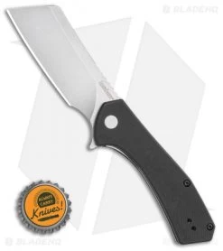 Kershaw Static Cleaver Liner Lock Knife Black G-10 (2.8" SW D2) -Kershaw Shop Kershaw Static Cleaver Liner Lock Knife Black G 10 2 BHQ 113581 LS Bottlecappng