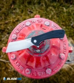 Kershaw Static Cleaver Liner Lock Knife Black G-10 (2.8" SW D2) -Kershaw Shop Kershaw Static Cleaver Liner Lock Knife Black G 10 Stonewash D2 BHQ 113581 kp h2o web