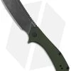 Kershaw Static Cleaver Liner Lock Knife Green Micarta (2.8" Black SW D2)