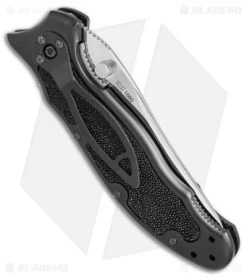 Kershaw Steven Seagal 1680 Flipper Knife Ray Skin (3.5" Polish) XXXX -Kershaw Shop Kershaw Steven Seagal 1680 ray skin polish BHQ 67698 er side