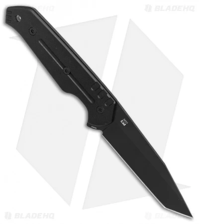 Kershaw Tone Fixed Blade Knife Black G-10 (3.75" Black) 3431X 2 Kershaw Tone Fixed Blade Knife Black G-10 (3.75" Black) 3431X - Image 2