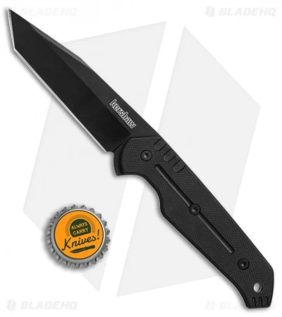 Kershaw Tone Fixed Blade Knife Black G-10 (3.75" Black) 3431X 4 Kershaw Tone Fixed Blade Knife Black G-10 (3.75" Black) 3431X - Image 4