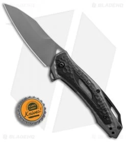 Kershaw Vedder Assisted Opening Knife Black G-10 Overlays (3.25" Gray) 2460 7 Kershaw Vedder Assisted Opening Knife Black G-10 Overlays (3.25" Gray) 2460 -Kershaw Shop Kershaw Vedder black G10 overlays gray BHQ 52173 er bottlecap