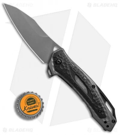 Kershaw Vedder Assisted Opening Knife Black G-10 Overlays (3.25" Gray) 2460 4 Kershaw Vedder Assisted Opening Knife Black G-10 Overlays (3.25" Gray) 2460 - Image 4