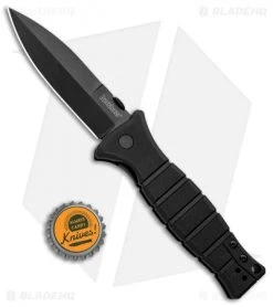 Kershaw XCOM Liner Lock Knife Black GFN (3.6" Black) 3425 -Kershaw Shop Kershaw XCOM LL Black GFN Black 3425 BHQ 94087 jr bottlecap
