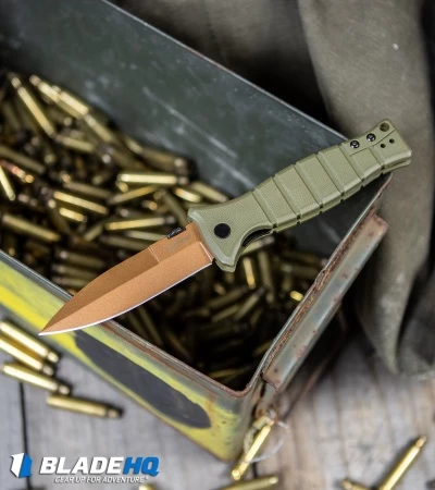 Kershaw XCOM Liner Lock Knife Desert Warrior GFN (3.6" Copper) Exclusive 6 Kershaw XCOM Liner Lock Knife Desert Warrior GFN (3.6" Copper) Exclusive - Image 6