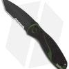 Kershaw Blur Tanto Assisted Opening Knife Green (3.375" Black Serr) 1670BGTST