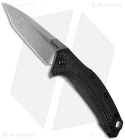 Kershaw Link Tanto Knife Black GFN (3.25" Stonewash) 1776T