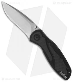 Kershaw Blur Assisted Opening Knife Carbon Fiber (3.375" Stonewash) 1670CF154